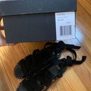 sandales plates maje